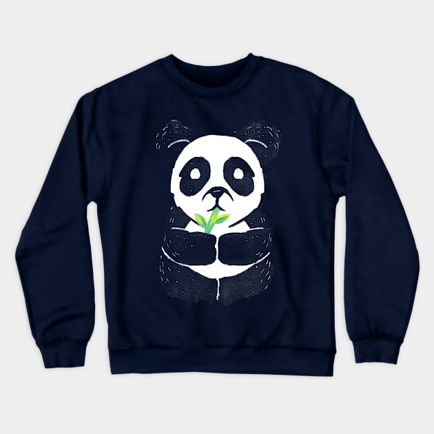 Panda Crewneck Sweatshirt by Khatii